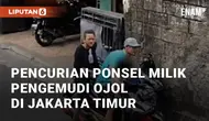 Beredar video rekaman CCTV terkait aksi pencurian ponsel. Peristiwa ini terjadi di kawasan Kramat Jati, Jakarta Timur. Selasa (7/5/2024)
