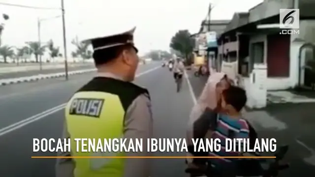 VIDEO: Lagi, Emak-emak Ngamuk Saat ditilang