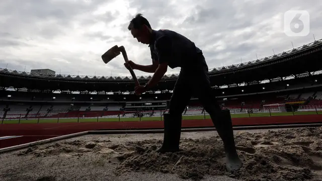 Stadion Utama Gelora Bung Karno Terus Berbenah di 100 Hari Jelang Kick Off Piala Dunia U-20