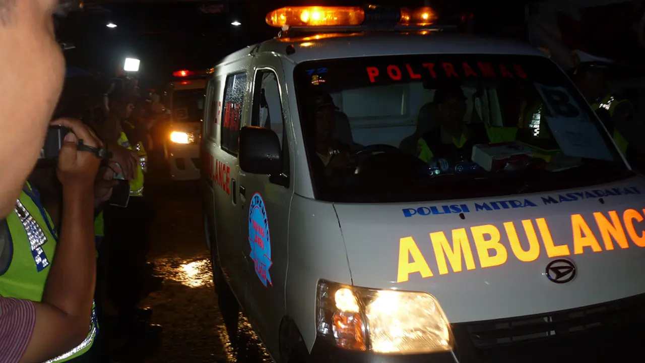 Ambulans pengangkut jenazah terpidana mati
