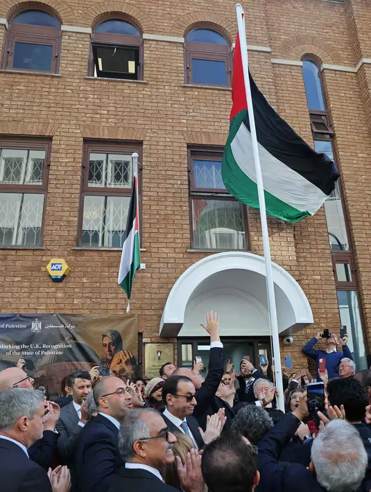 Inggris secara resmi mengakui negara Palestina. (Adrian DENNIS/AFP)