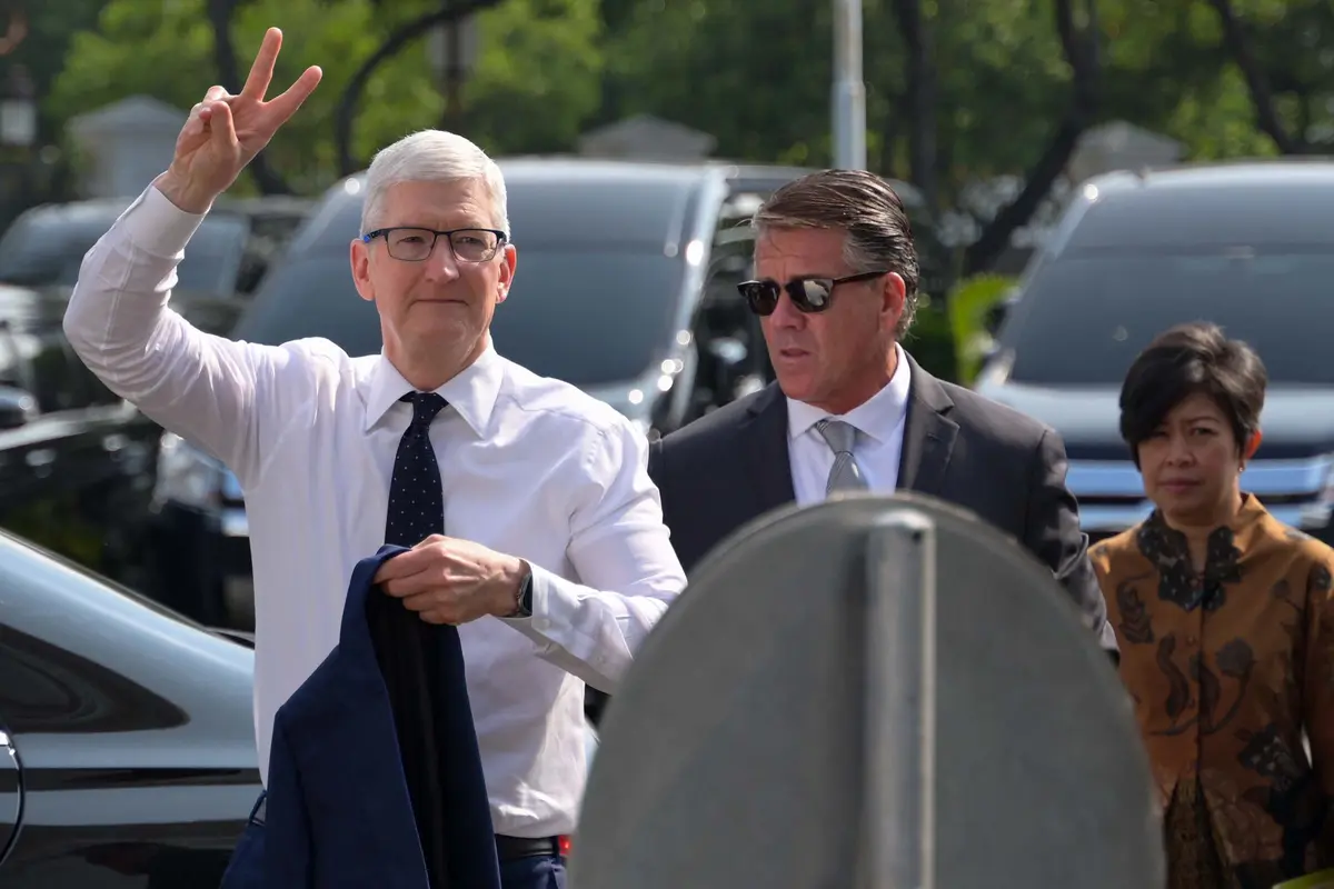 CEO Apple Tim Cook Datangi Istana Kepresidenan