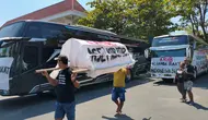 Massa AMPB Pati ke Jakarta, Bawa Keranda dan Tuntutan Rampas Aset