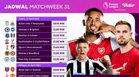 Link Siaran Langsung Liga Inggris 2022/2023 Matchday 31 di Vidio, 15-18 April 2023. (Sumber : dok. vidio.com)