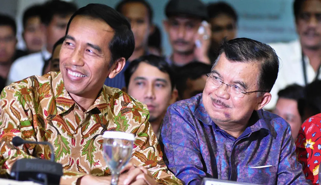 Jokowi dan JK  (Liputan6.com/Faizal Fanani)