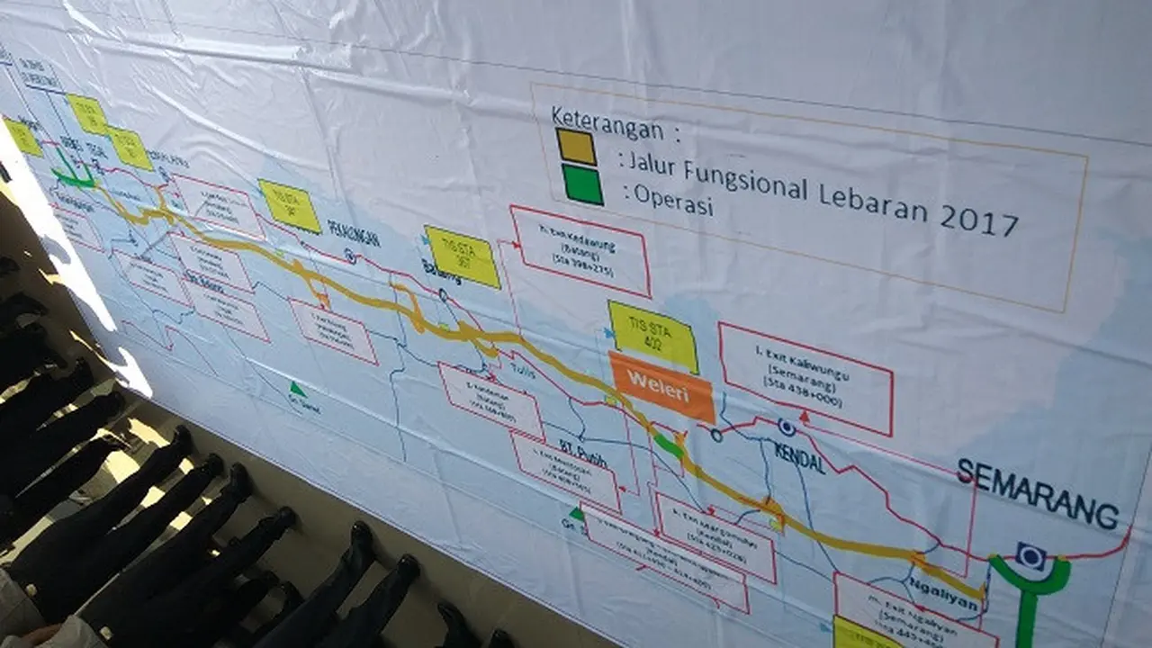 Titik Macet dan Longsor di Tol Brebes Timur-Gringsing Pantura