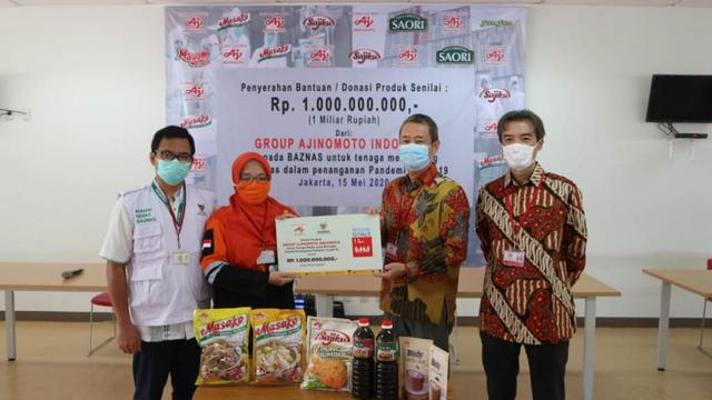 Produsen Bumbu Penyedap Gandeng Baznas dalam Menanggulangi Pandemi Covid-19