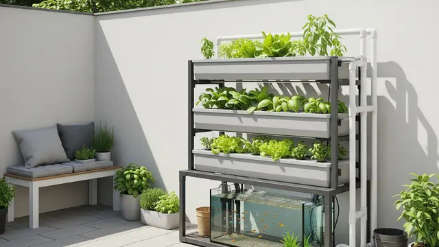 Desain Aquaponik Bertingkat dengan Sistem Rak Modular