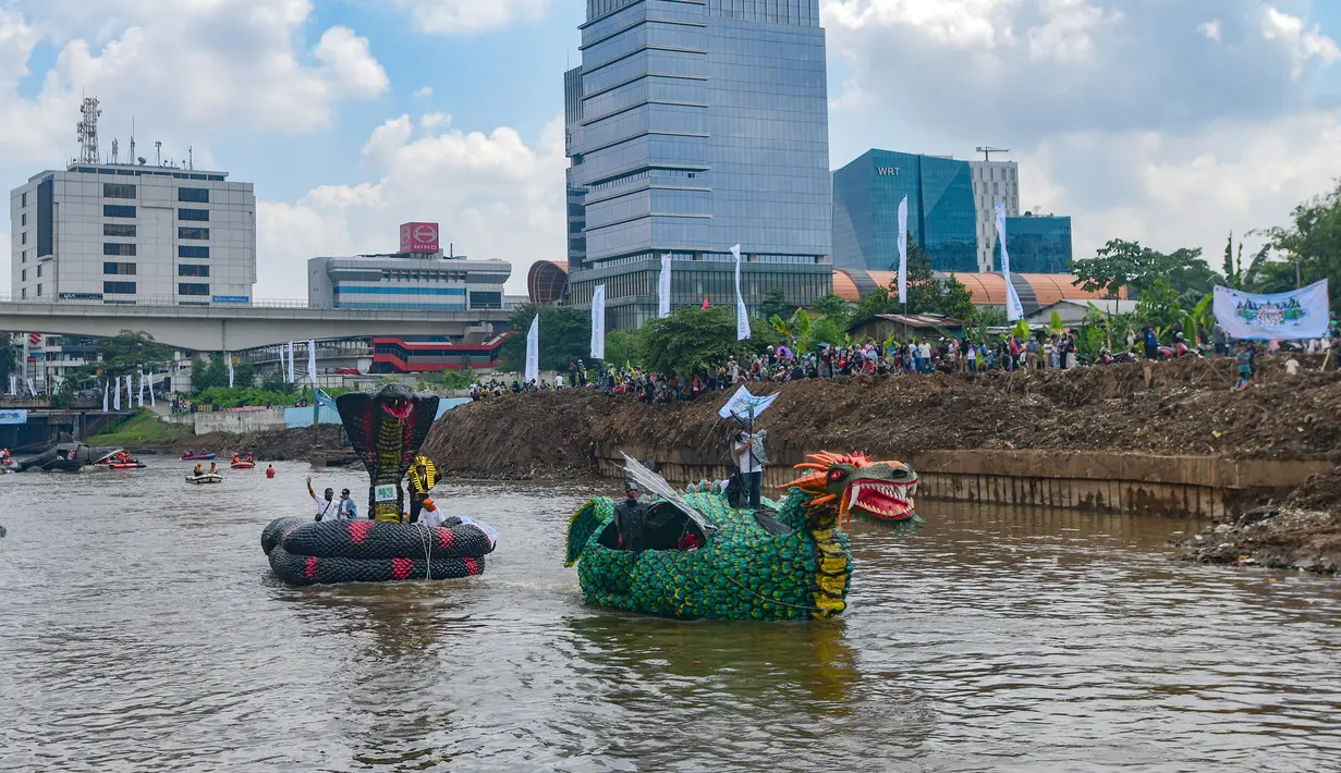 Diharapkan, festival Perahu Cilung bisa menjadi titik awal untuk menjadikan kawasan sungai atau kali sebagai bagian dari destinasi wisata alternatif di Jakarta. (merdeka.com/Arie Basuki)
