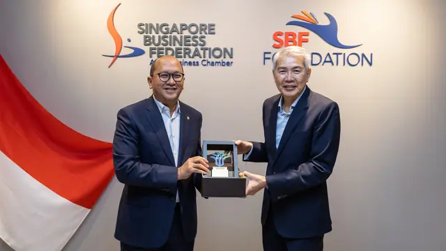 Menteri Investasi/Kepala Badan Koordinasi Penanaman Modal (BKPM), Rosan Roeslani saat kunjungan ke Singapura. Dok BKPM