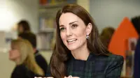 Kate Middleton saat kunjungi Skotlandia, 29 Januari 2019. (IAN RUTHERFORD / POOL / AFP)