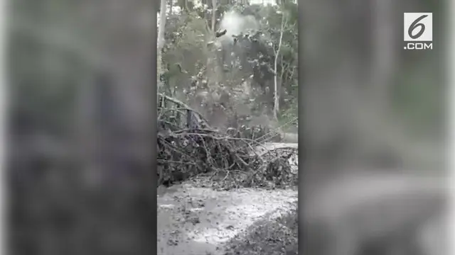 VIDEO: Semburan Lumpur 10 Meter Muncul di Aceh