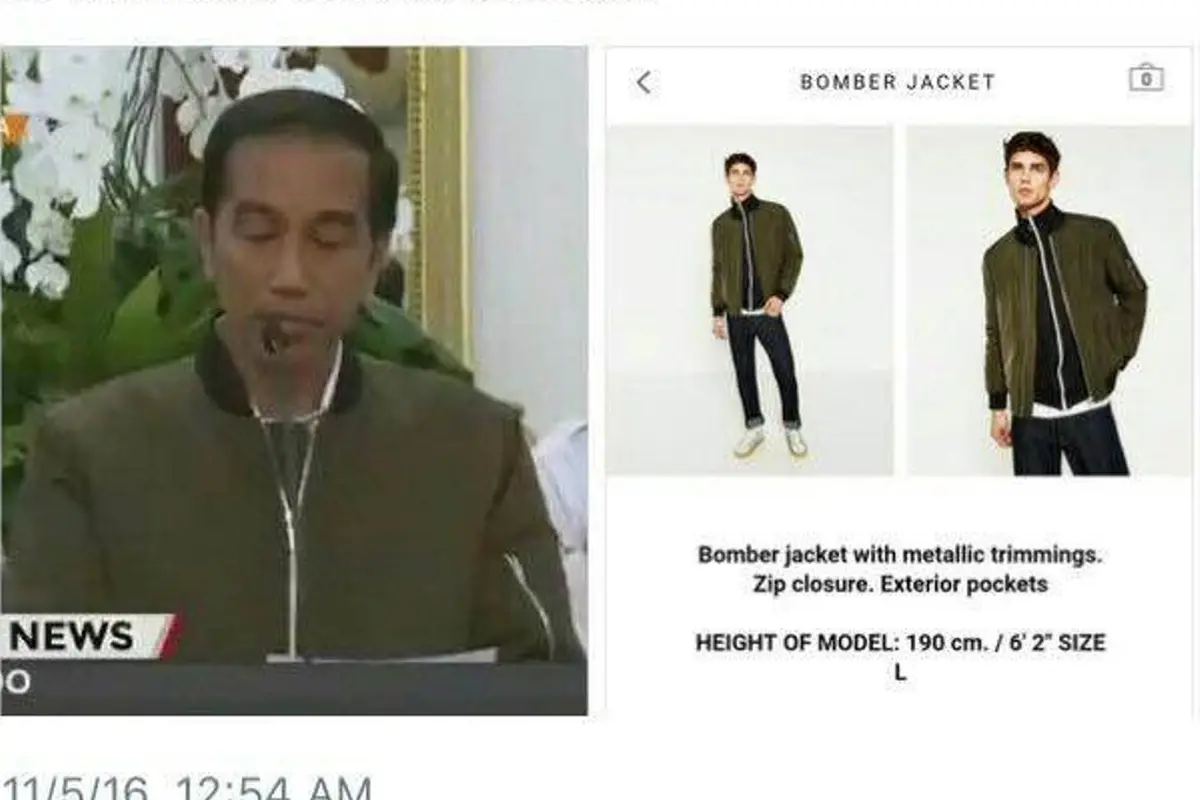 Demo 4 November 2016 Usai, Kini Netizen Fokus Sama Jaket Jokowi