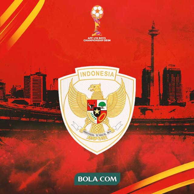 Timnas Indonesia U-19 - Ilustrasi Logo Timnas Indonesia di Piala AFF U-19 2024