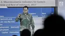 Ketua Departemen Ekonomi CSIS Yose Rizal Damuri menjadi pembicara dalam peluncuran kampanye Laju Digital Facebook di Jakarta, Selasa (14/8). Kampanye untuk membantu pelaku UKM mengembangkan bisnisnya secara online. (Merdeka.com/Iqbal S. Nugroho)
