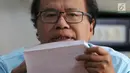 Ekonom senior Rizal Ramli mengkritik pidato kebangsaan Capres Nomor Urut 01 Joko Widodo (Jokowi) kemarin di Sentul International Convention Center, Bogor, di kawasan di Tebet, Jakarta, Senin (25/2). (Liputan6.com/Johan Tallo)