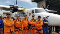 Pesawat N219 merupakan karya anak bangsa terbaru yang bernaung di PT Dirgantara Indonesia (DI). (dok. Basarnas Jawa Barat)