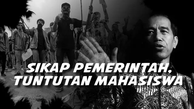 VIDEO: Sikap Pemerintah Atas Tuntutan di Aksi Mahasiswa