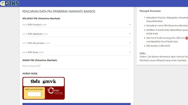 Cara cek penerima bansos PKH 2022.