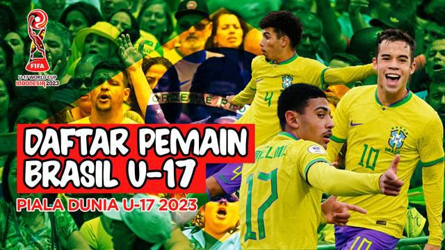 Berita video Timnas Brasil U-17 resmi umumkan 21 nama pemain yang akan berlaga di Piala Dunia U-17 2023 Indonesia.