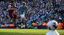 City unggul dua angka dari Arsenal yang di saat bersamaan mengalahkan Everton 2-1. (Oli SCARFF / AFP)