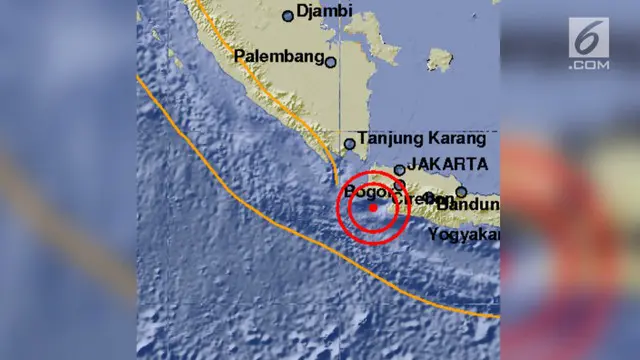 Gempa bumi kembali terasa di Jakarta dengan kekuatan 5,2 SR.