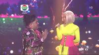 Penampilan Nassar dan Findi di Konser Kemenangan Bintang Pantura 6. (Indosiar)