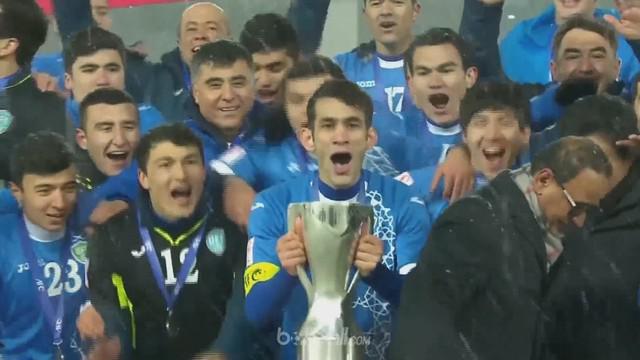 Berita video highlights final Piala Asia U-23 2018, Uzbekistan vs Vietnam, dengan skor 2-1. This video presented by BallBall.