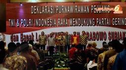 [FOTO] Prabowo Dapat Dukungan Ratusan Mantan Petinggi TNI & Polri