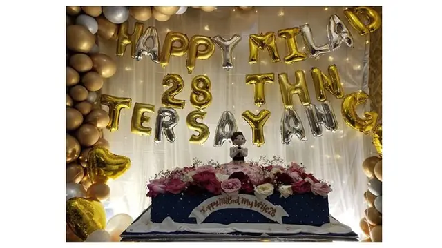 7 Potret Perayaan Ulang Tahun Zaskia Gotik, Pernikahan Jadi Kado Terindah