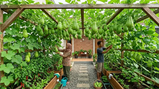 Cara Menanam Labu Siam dari Buah Tua hingga Panen Melimpah di Pekarangan