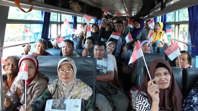 Beginilah Suasana Mudik Gratis 15 Ribu Pedagang Jamu Sido Muncul