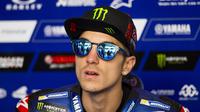 Pebalap Movistar Yamaha, Maverick Vinales, berharap penampilan motornya bisa seperti di awal musim jika ingin menjadi juara MotoGP 2017. (AFP/Robert Michael)