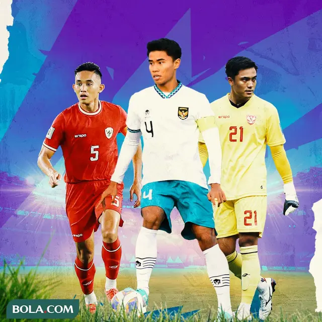 Ilustrasi - Rizky Ridho, Muhammad Ferarri, Ernando Ari