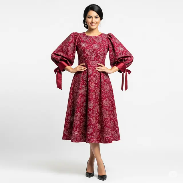 9 Model Gaun Batik Pesta Mewah untuk Acara Spesial: Cocok untuk Semua Usia