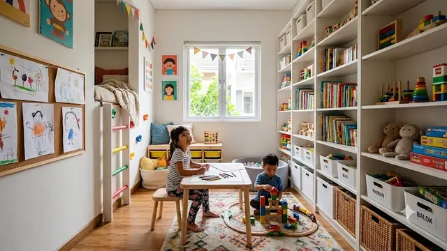 Tips Mendesain Ruang Bermain Indoor untuk Anak di Rumah Mungil/AI Generated