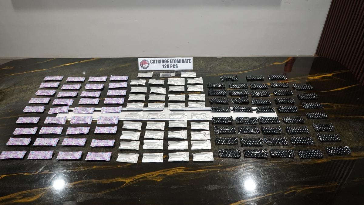 Polisi Sita 120 Cartridge Vape Berisi Etomidate di Cengkareng