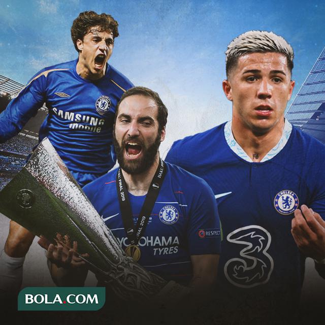 Chelsea - Hernan Crespo, Gonzalo Higuain, Enzo Fernandez