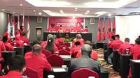 Rapat koordinasi PDIP Gorontalo dengan Pengurus DPP PDIP Pusat.