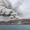 Abu Vulkanik Anak Krakatau Selimuti Warga Pulau Sebesi
