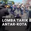 Tak Hanya 'Bapaq-Bapaq', Tapi Emak-Emak Juga Ikutan Lomba Tarik Bus