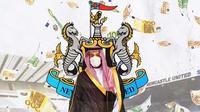 Newcastle United - Ilustrasi Bin Salman (Bola.com/Adreanus Titus)