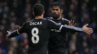 Oscar berhasil mencetak gol ke gawang Palace lewat assist Diego Costa pada menit ke-28 dalam lanjutan Premier League.