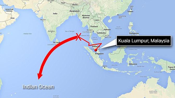 MH370 Hilang Akibat Pilot Lakukan Manuver Bunuh Diri? (simulasi manuver/Daily mail)