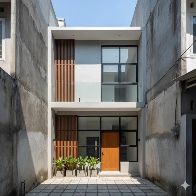 Rumah Compact Modern