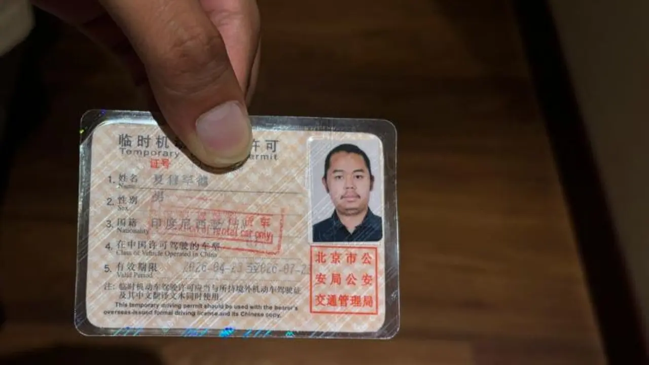Bikin SIM Sementara di China, Begini Caranya (Arief A/Liputan6.com)