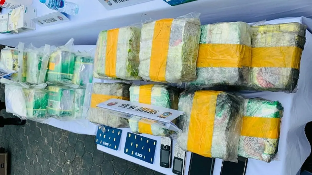 Barang bukti narkoba jenis sabu.