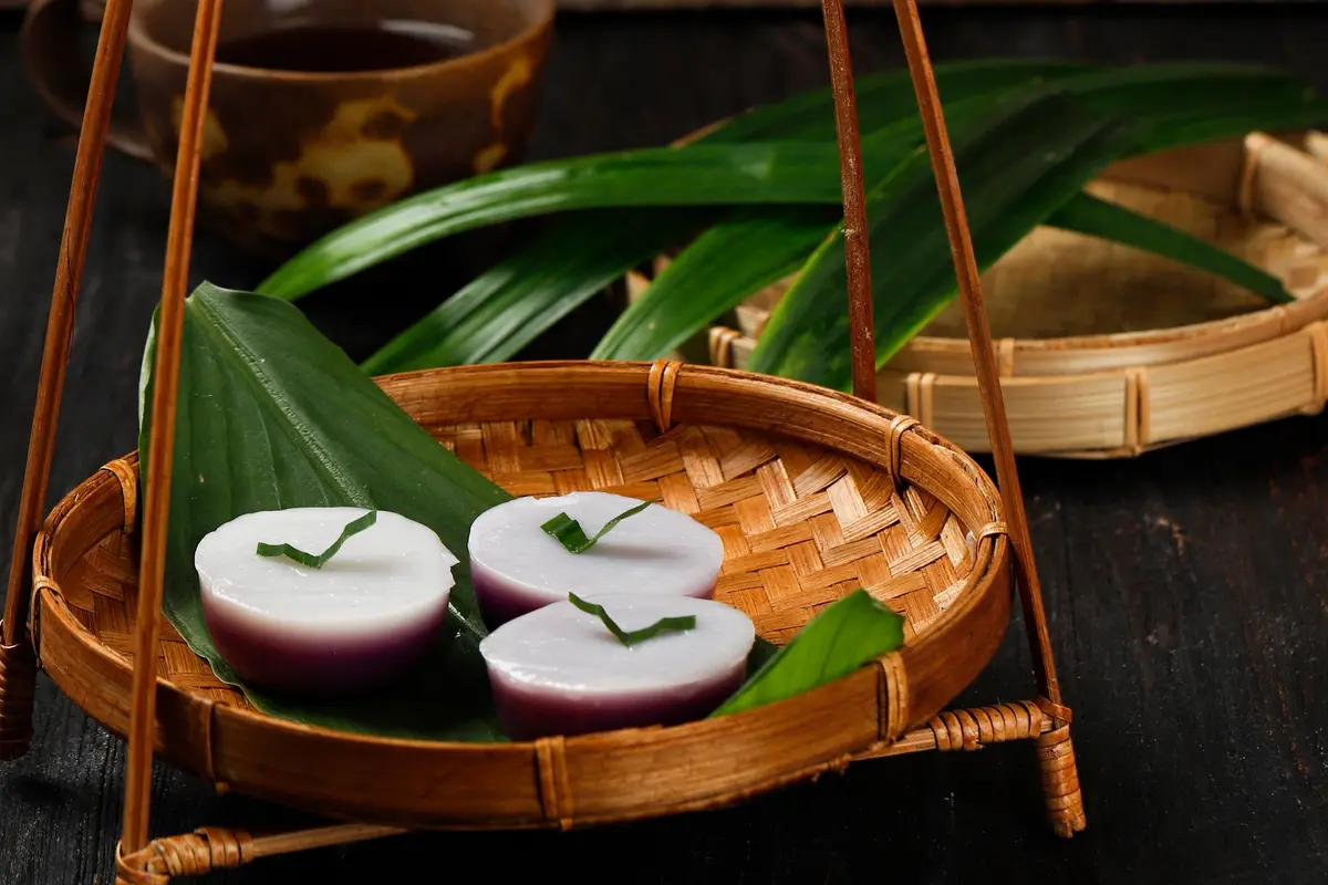 resep kue talam ubi ungu