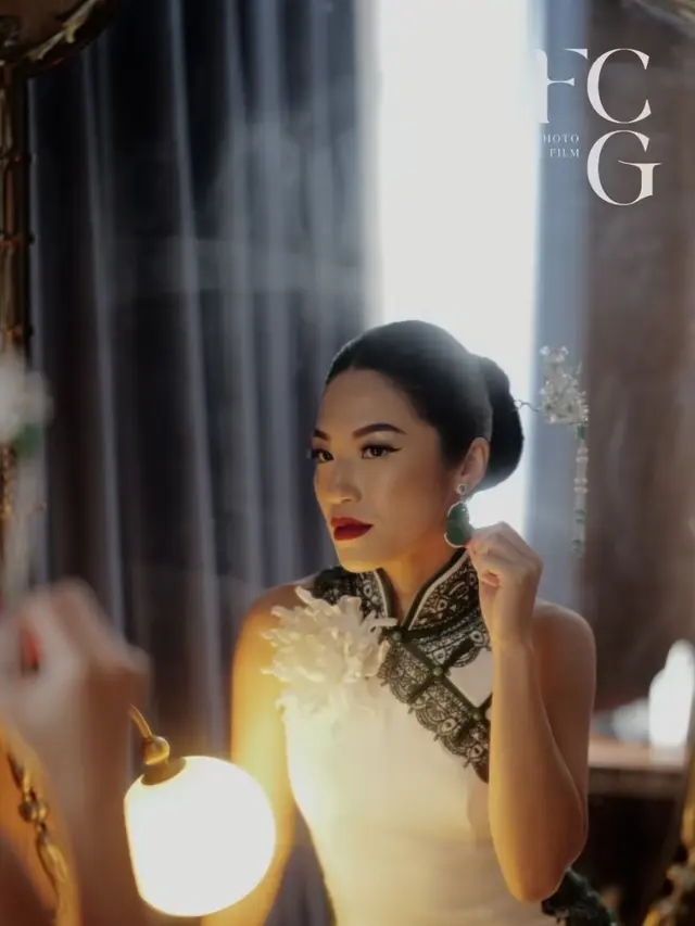 Winona Calon Menantu Hotman Paris saat Sangit. [@fcgweddings]