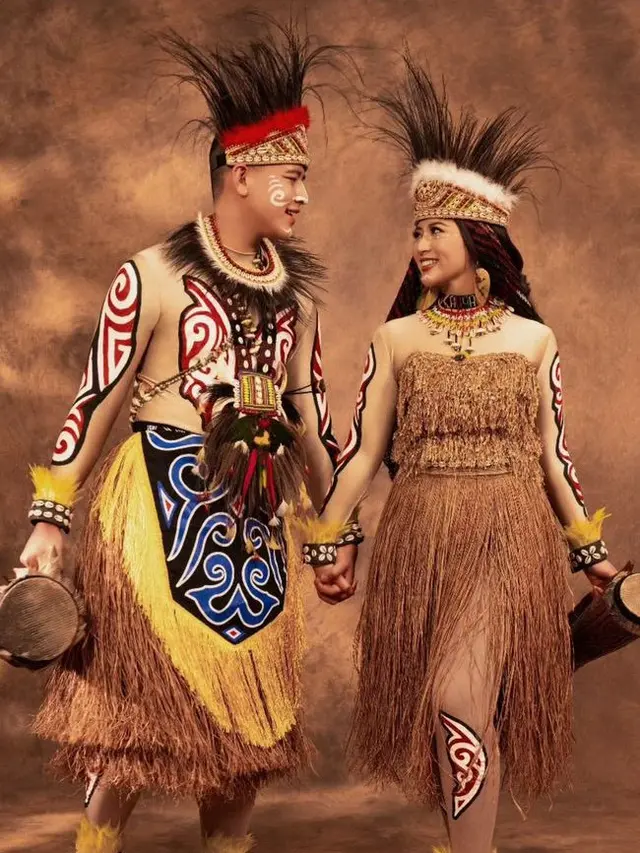 Prewedding Putri Andika Perkasa, Angela Perkasa Kenakan 7 Pakaian Adat Indonesia. [@hafizzyakbar]